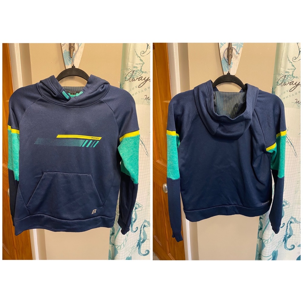 Boys Russell Athletic Hooded Sweatshirt - Size XL (14-16)